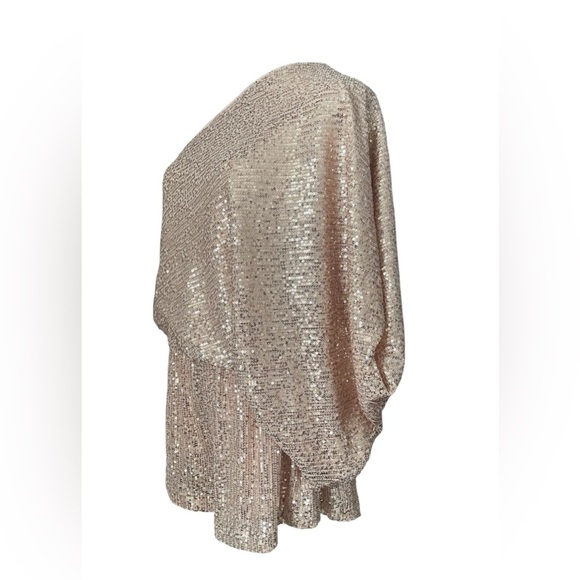 Mustard Seed One-Shoulder Sequin Romper - - Picture 5 of 10